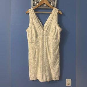 White cocktail dress